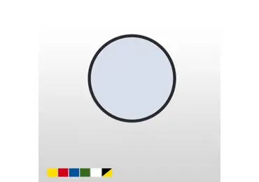 Samolepící značení umístění palet WT-5110 | 5210 | 5610 | 7110, tvar ''kruh''